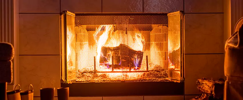 Mendota Hearth Landscape Fireplace Installation in Colonial Heights, Virginia